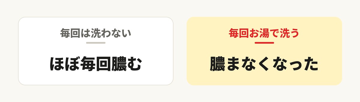 電動鼻毛カッターを毎回洗う前とあと